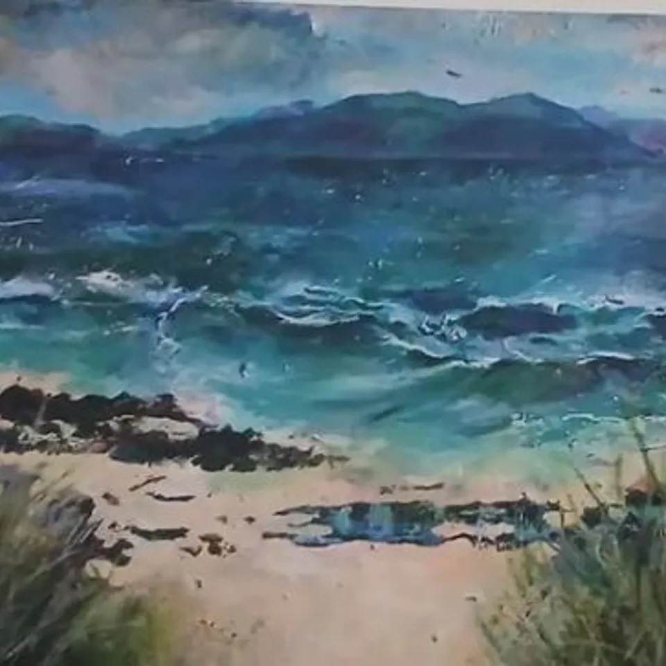 'ATLANTIC ENERGY' SIGNED PRINT IONA LEISHMAN