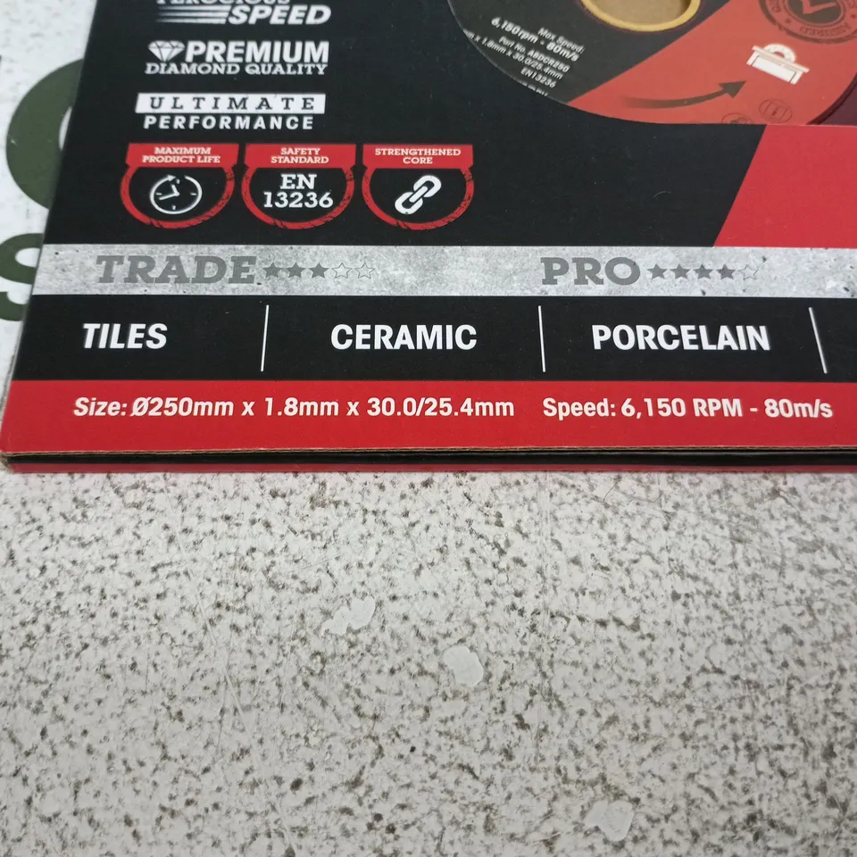 ABRACS DIAMOND BLADE EXPERT TILE AND PORCELAIN