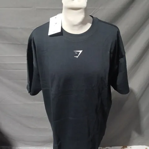 GYMSHARK FRACTION OVERSIZED T-SHIRT SIZE S