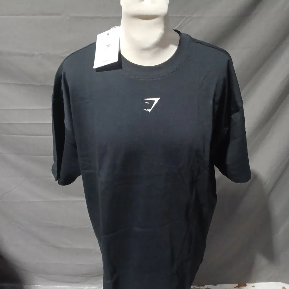 GYMSHARK FRACTION OVERSIZED T-SHIRT SIZE S