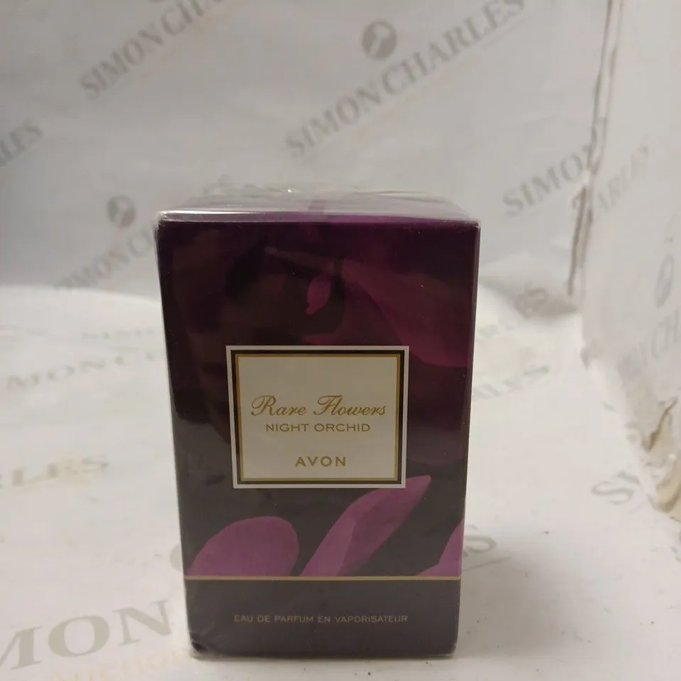 BOXED AND SEALED RARE FLOWERS NIGHT ORCHID AVON 50ML