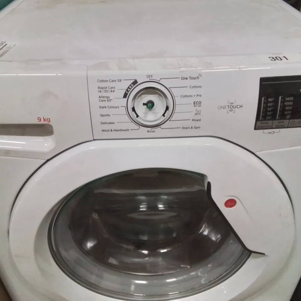 HOOVER H-WASH 300 LITE -WHITE- 9KG FREESTANDING WASHING MACHINE