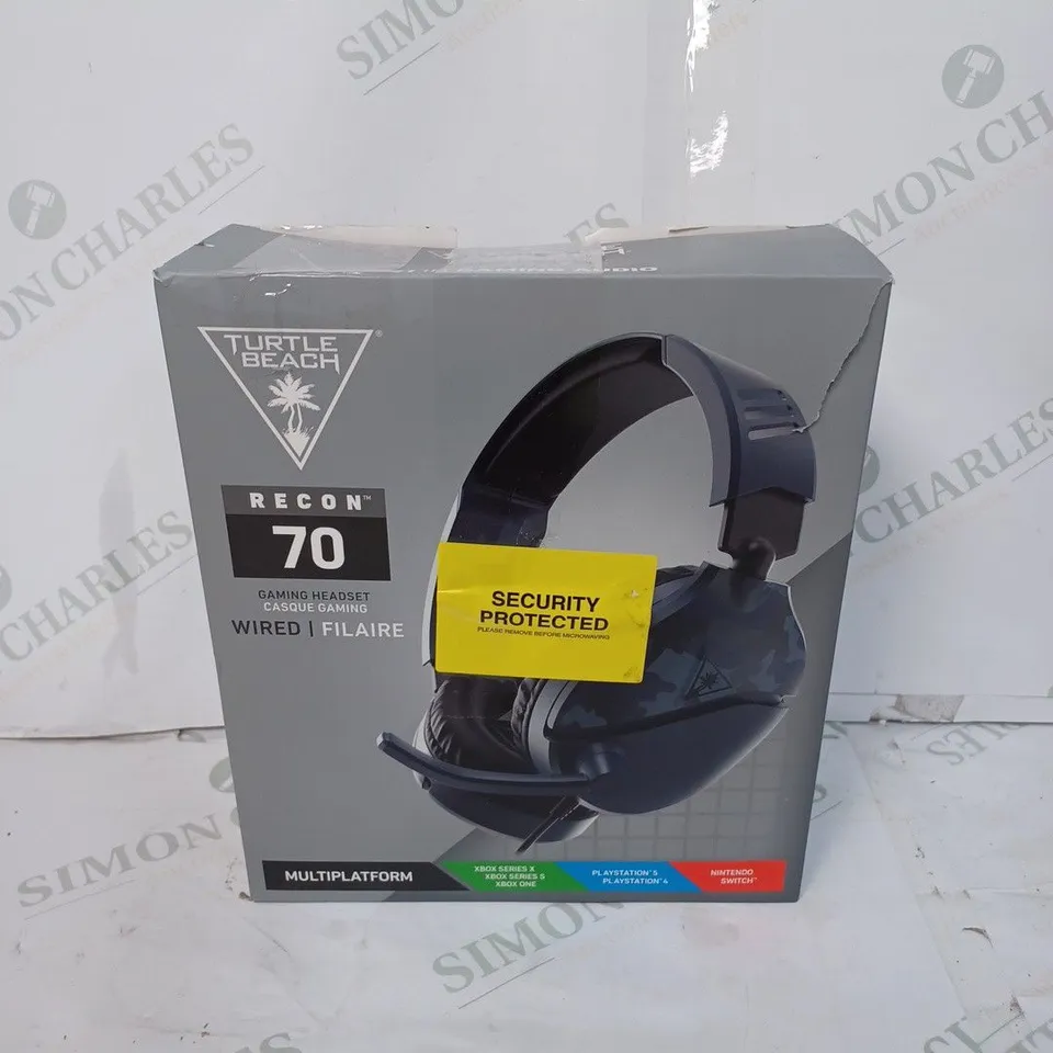 TURTLE BEACH RECON 70 WIRED MULTIPLATFORM GAMING HEADSET 