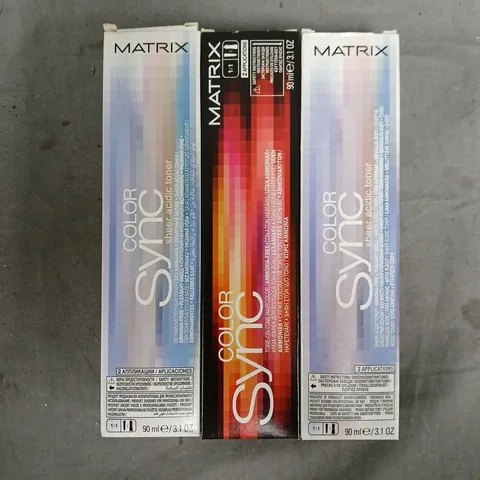 BOX OF APPROXIMATELY 20 ASSORTED MATRIX SO COLOUR SYNC PRODUCTS