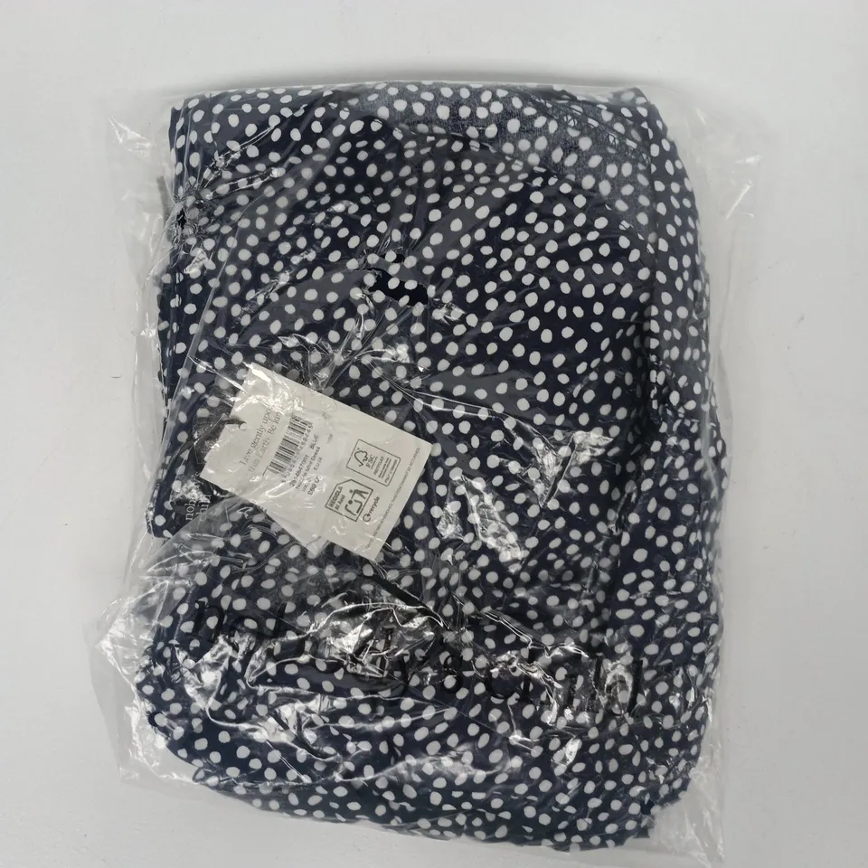 BAGGED NOBODY'S CHILD NORELLE MINI DRESS IN BLUE SIZE UK 10