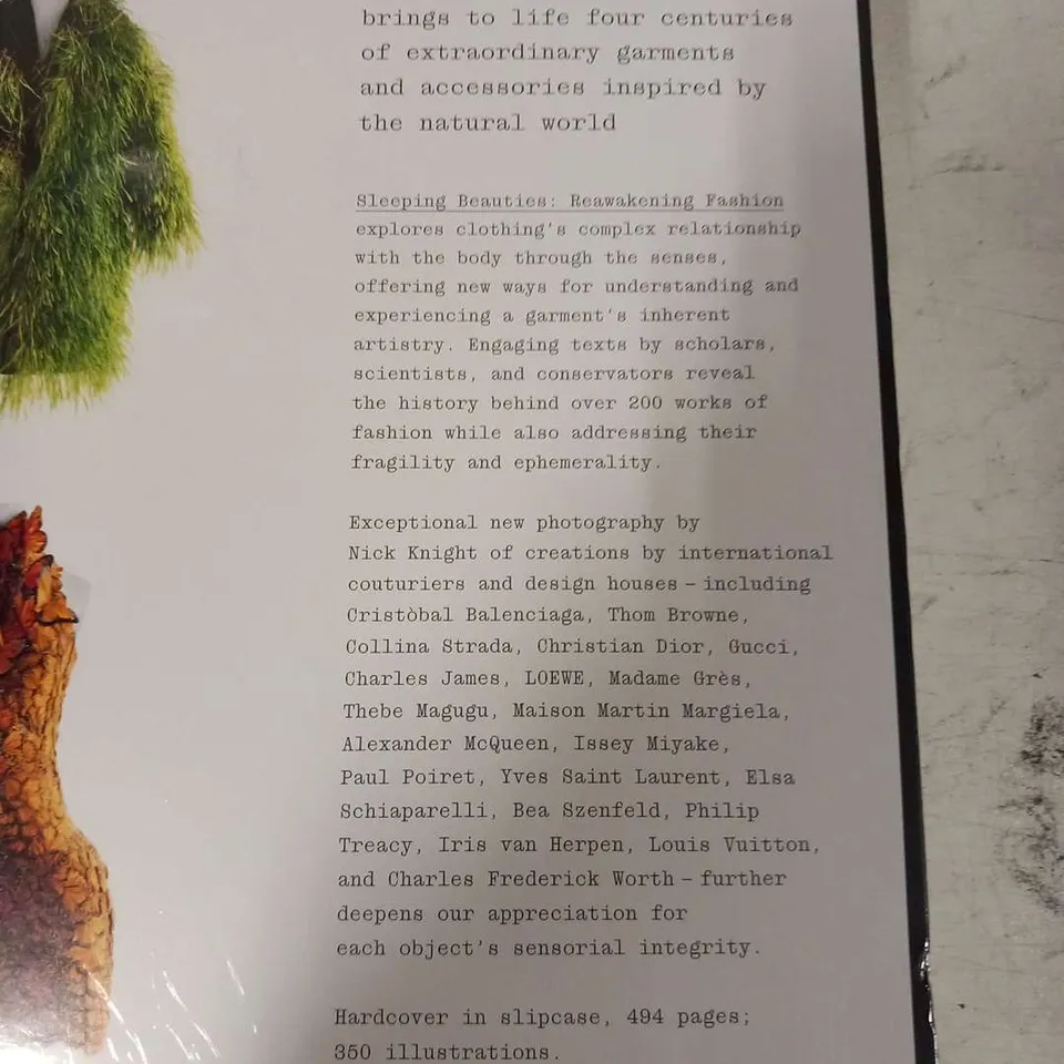 SEALED SLEEPING BEUTIES REAWAKENING FASHION ANDREW BOLTON