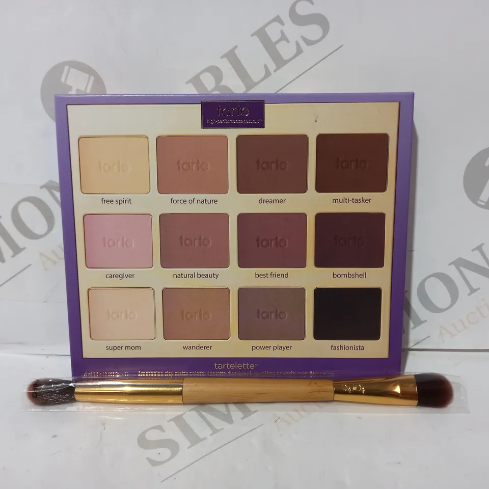 BOXED TARTE TARTELETTE AMAZONIAN CLAY MATTE EYESHADOW PALETTE