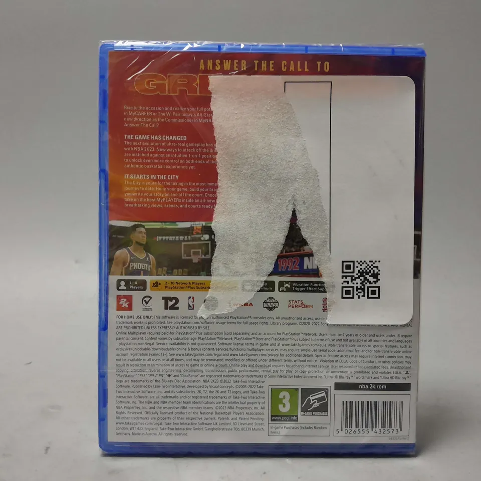 SEALED NBA 2K23 (PS5)