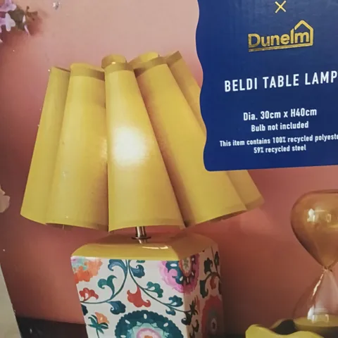 BOXED DUNHELM X SOPHIE ROBINSON BELDI TABLE LAMP
