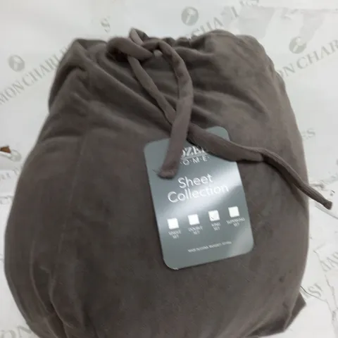 BOXED COZEE HOME SHEET COLLECTION IN CHARCOAL - KING SIZE