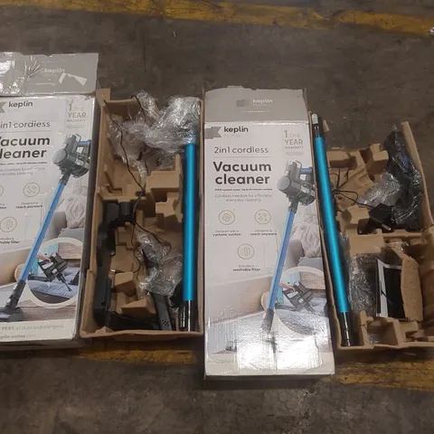 2x BOXES OF KEPLIN CORDLESS VACUUM CLEANER PARTS