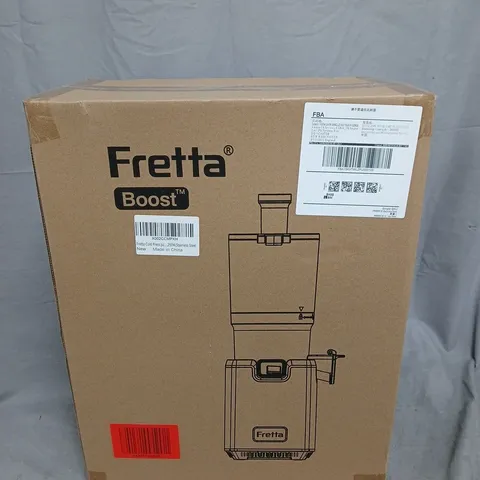 SEALED FRETTA BOOST STAINLESS STEEL COLD PRESS JUICER