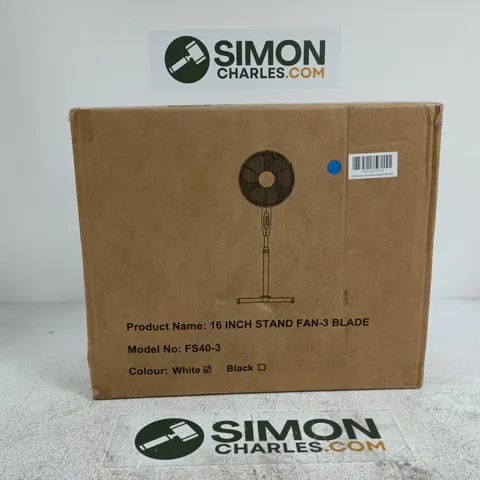 16" STAND FAN-3 BLADE FAN BOXED