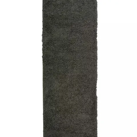 JAZZ SHAGGY RUNNER IN GREY (67x200cm) - COLLECTION ONLY