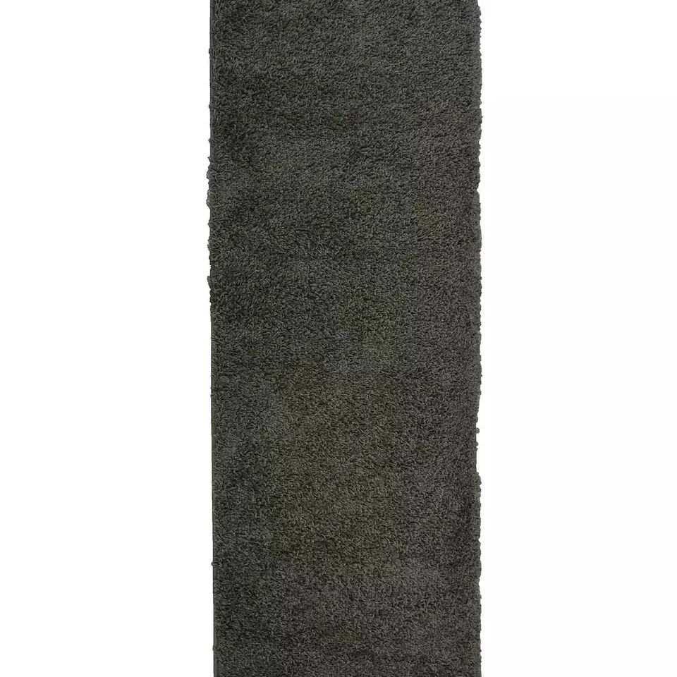 JAZZ SHAGGY RUNNER IN GREY (67x200cm) - COLLECTION ONLY