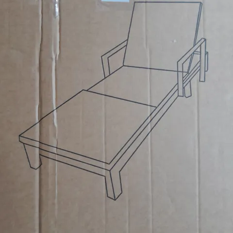 BOXED HAMILTON SUNLOUNGER [COLLECTION ONLY]