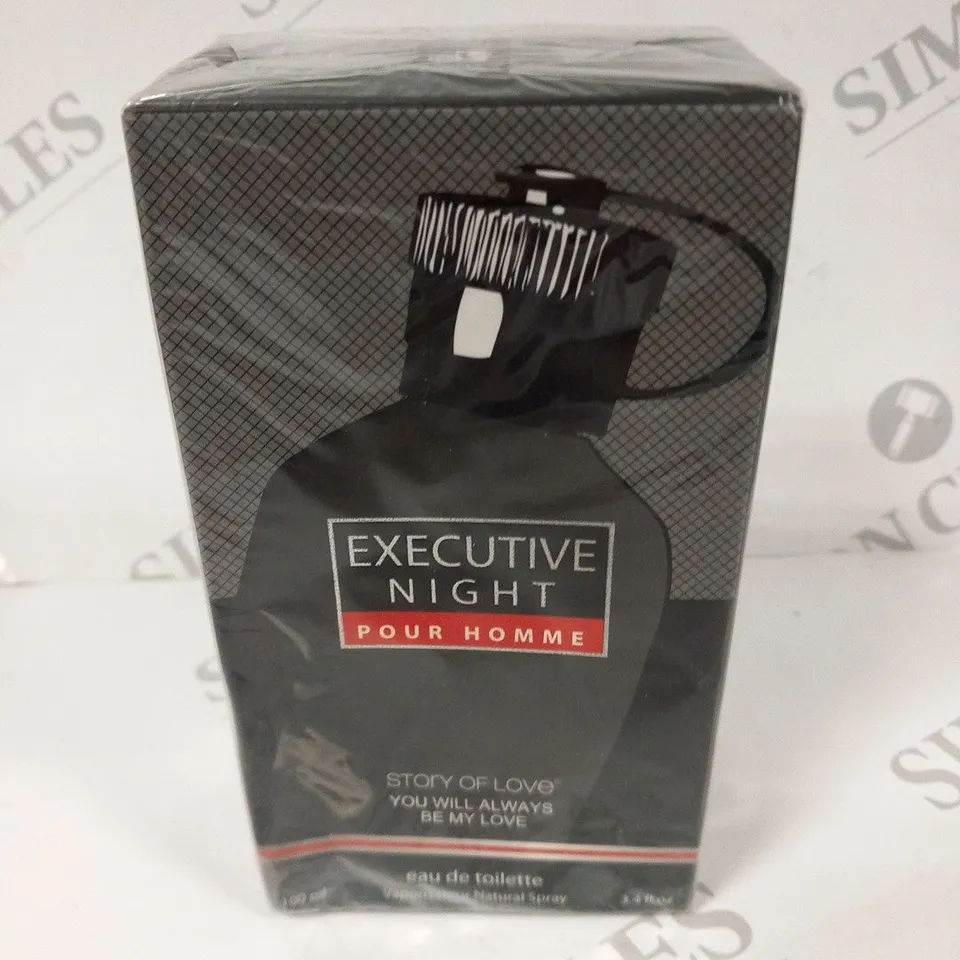 BOXED AND SEALED EXECUTIVE NIGHT POUR HOMME STORY OF LOVE EAU DE TOILETTE 100ML