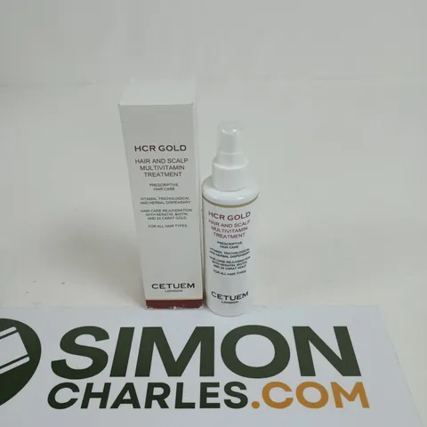 HCR GOLD HAIR AND SCALP MULTIVITAMIN TREATMENT – CETUEM LONDON 150ML