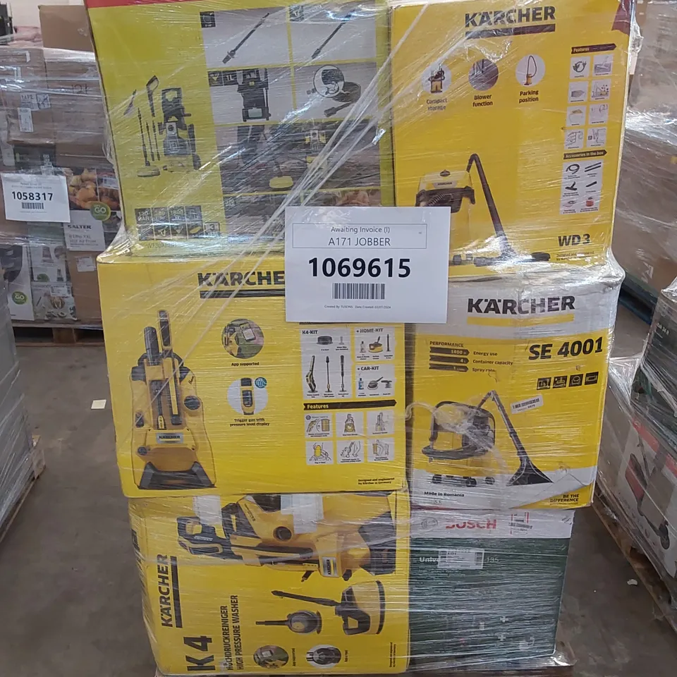 PALLET OF APPROXIMATELY 16 UNPROCESSED RAW RETURN HOUSEHOLD AND ELECTRICAL GOODS TO INCLUDE;
