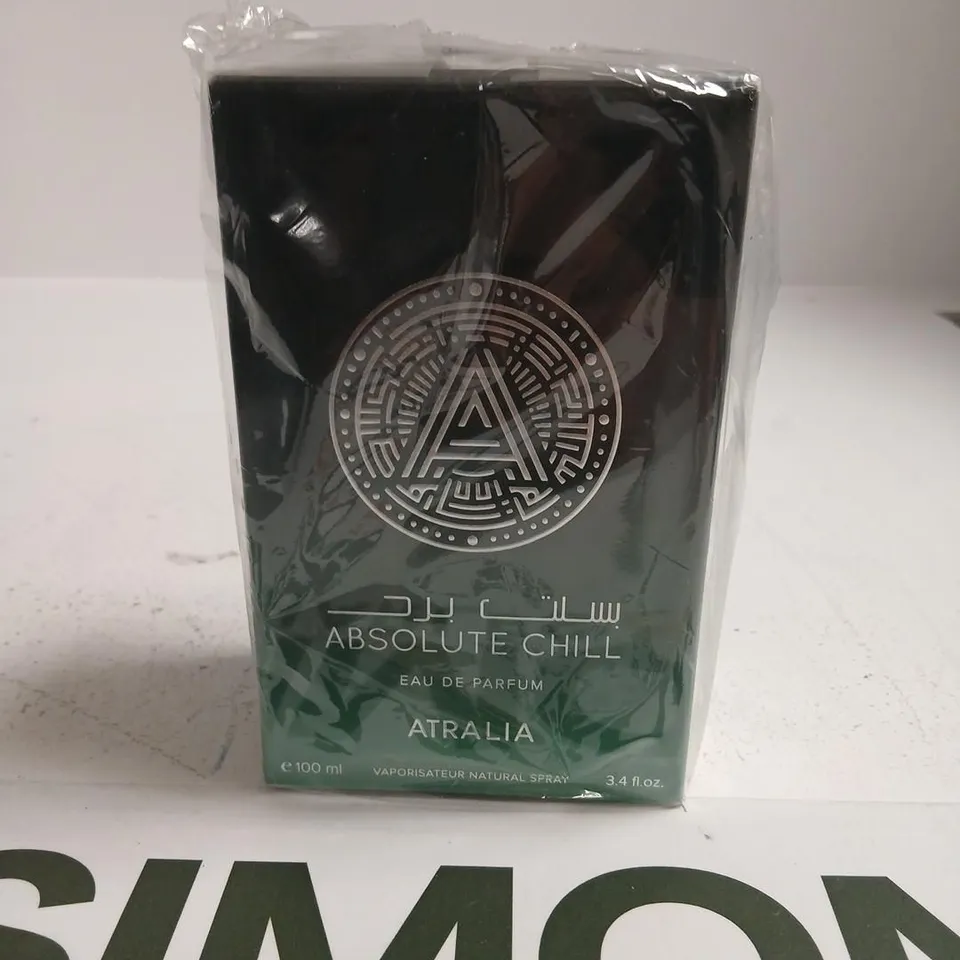 BOXED AND SEALED ABSOLUTE CHILL ATRALIA EAU DE PARFUM 100ML