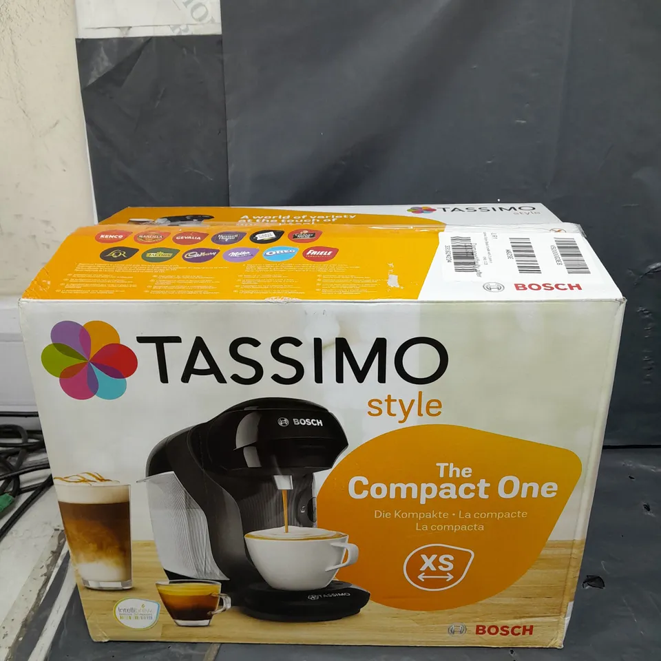 BOXED BOSCH TASSIMO STYLE COFFEE MACHINE