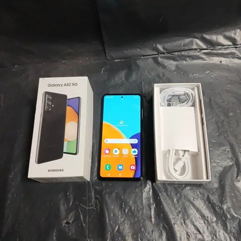 SAMSUNG GALAXY A52 5G SMARTPHONE – AWESOME BLACK, 128GB (SM-A526B/DS)