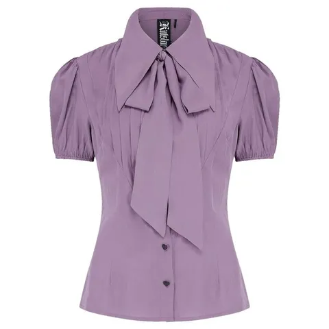 BRAND NEW KILLSTAR - DARK LYRIC - MAUVE WOMEN'S BLOUSE SIZE S
