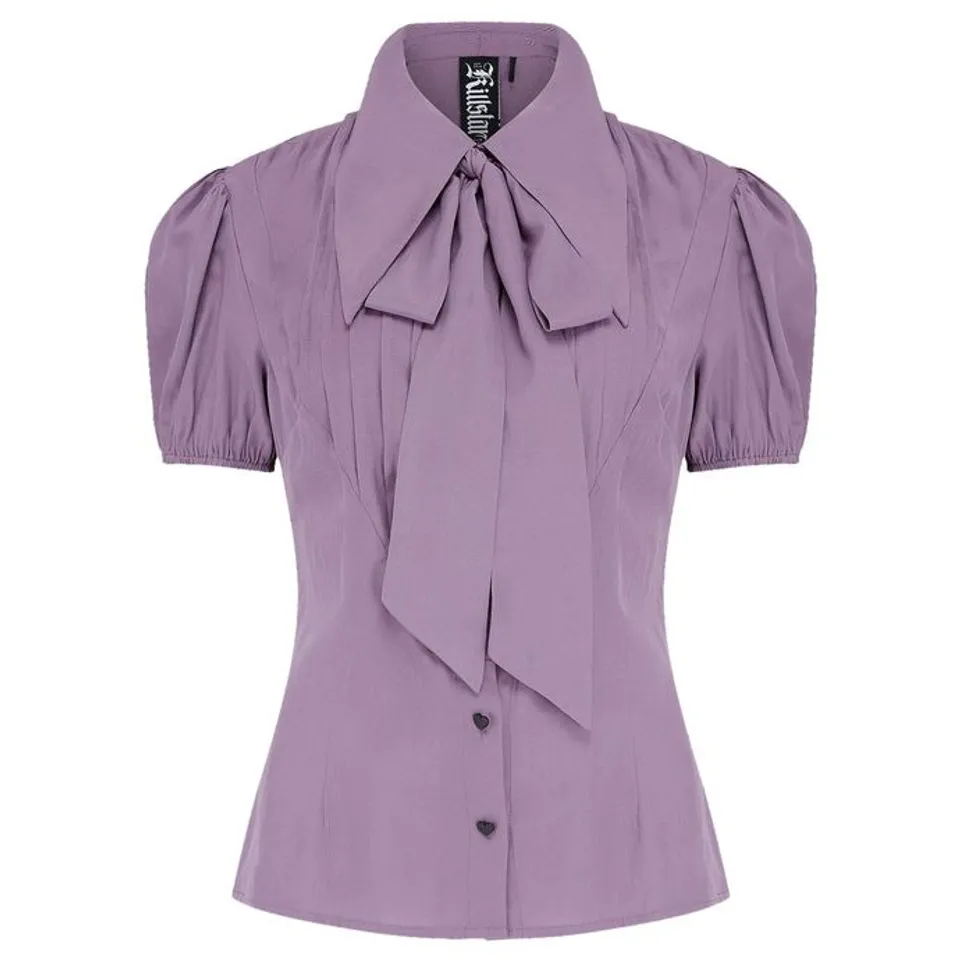 BRAND NEW KILLSTAR - DARK LYRIC - MAUVE WOMEN'S BLOUSE SIZE S