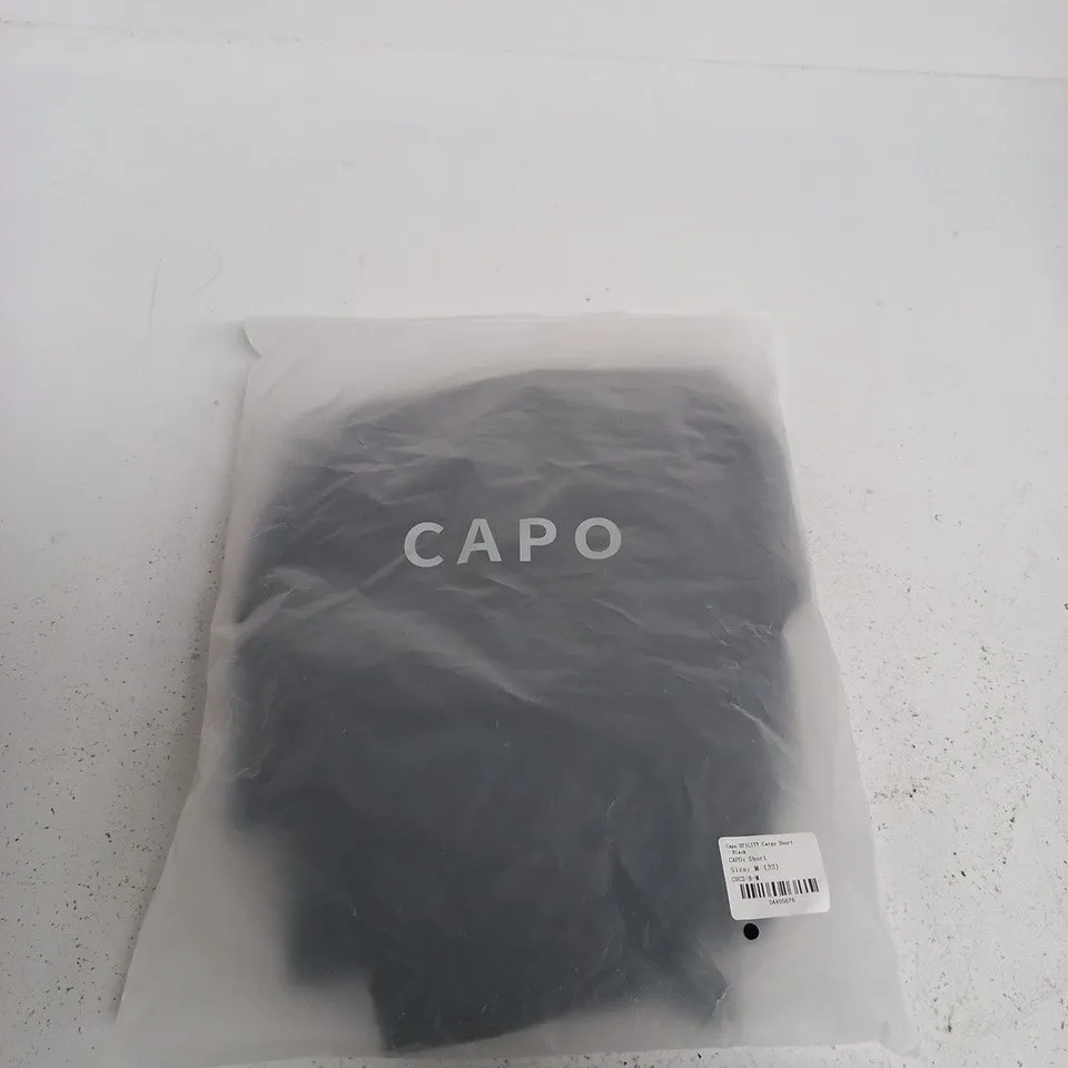 CAPO UTILITY CARGO SHORT – BLACK, UK 32 (M)