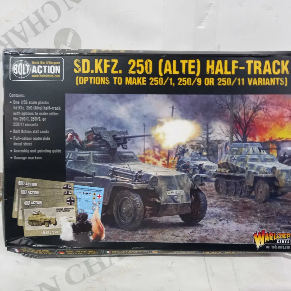 BOLT ACTION 1/56 SCALE SD.KFZ. 250 (ALTE) HALF-TRACK MODEL KIT