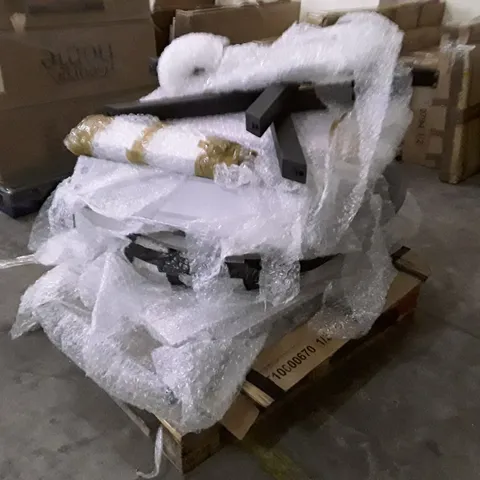 PALLET OF ASSORTED DINING TABLE PARTS