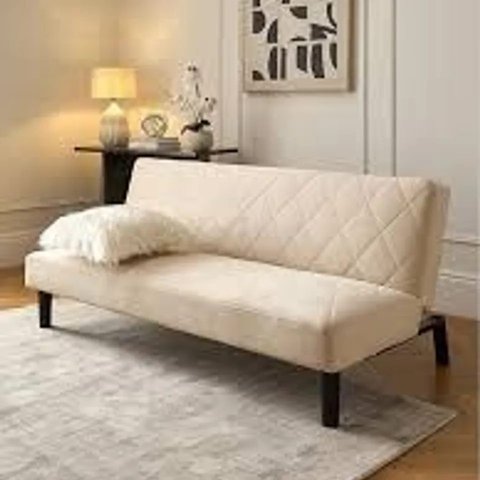 BOXED BAXTER SOFA BED - NATURAL (1 BOX) RRP £179