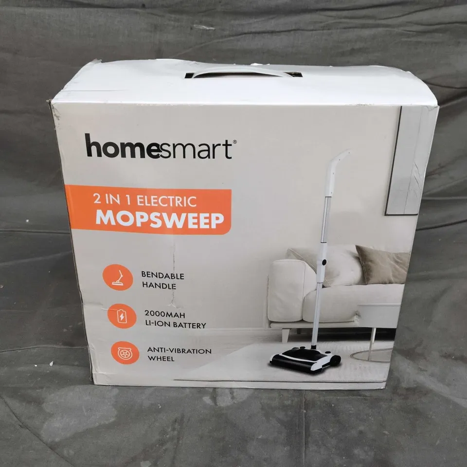 HOMESMART 2-IN-1 ELECTRIC MOP SWEEP – BOXED
