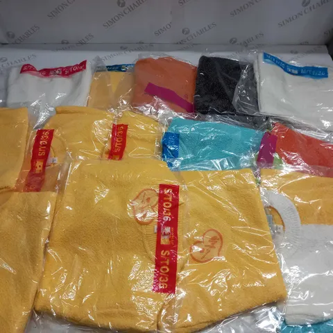 LOT OF 15 NAF NAF ROUND NECK JUMPERS - VARIOUS SIZES AND COLOURS