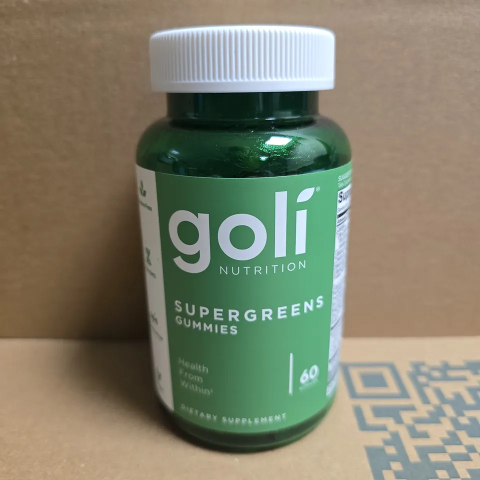 GOLI NUTRITION SUPERGREENS GUMMIES (60 GUMMIES)