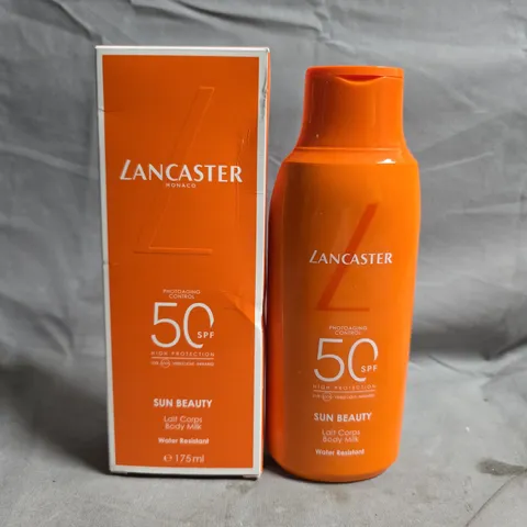 LANCASTER SUN BEAUTY SPF 50 BODY MILK – 175ML (BOXED)