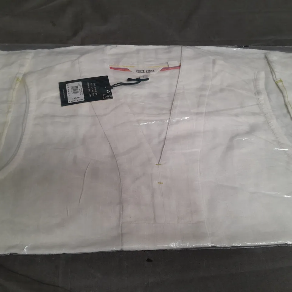 WHITE STUFF CELIA JERSEY MIX SHIRT SIZE 18