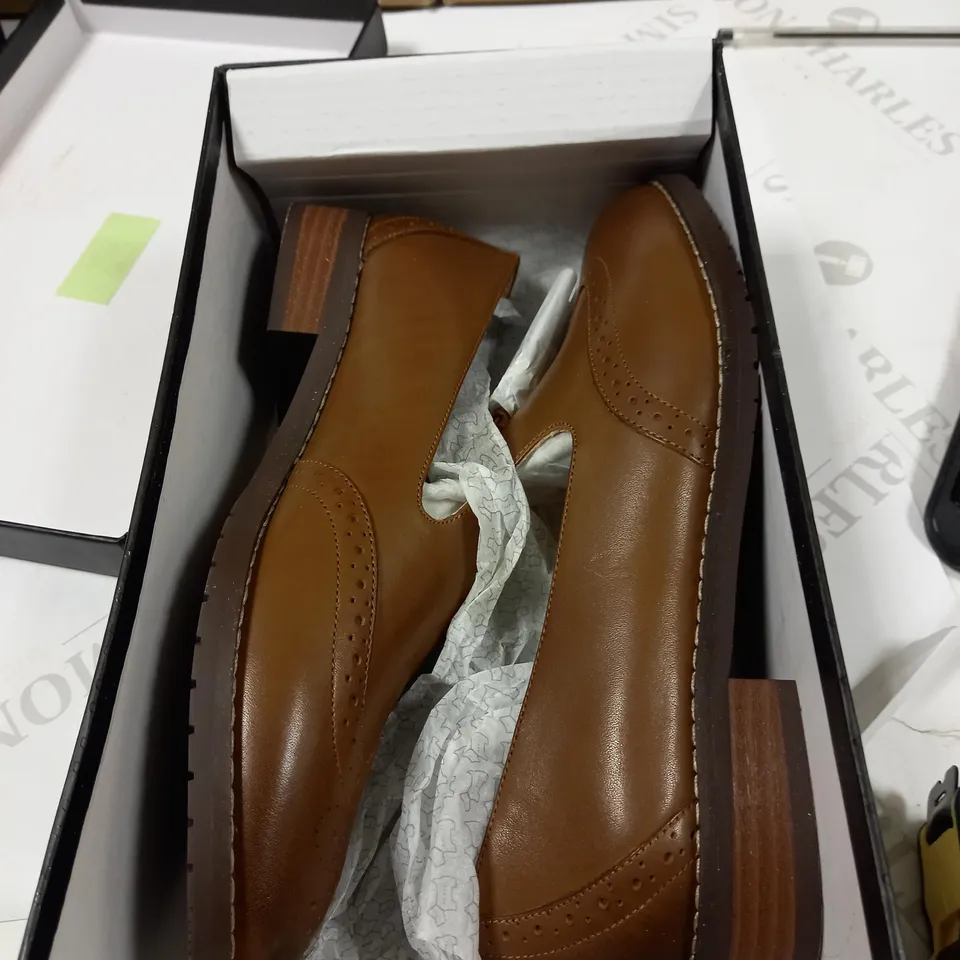 RADLEY LONDON RADLEY SADLER BROWN SHOES- UK W4