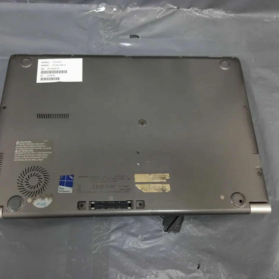 TOSHIBA TECRA Z40-A	14 INCH I3-4030U 1.90GHZ