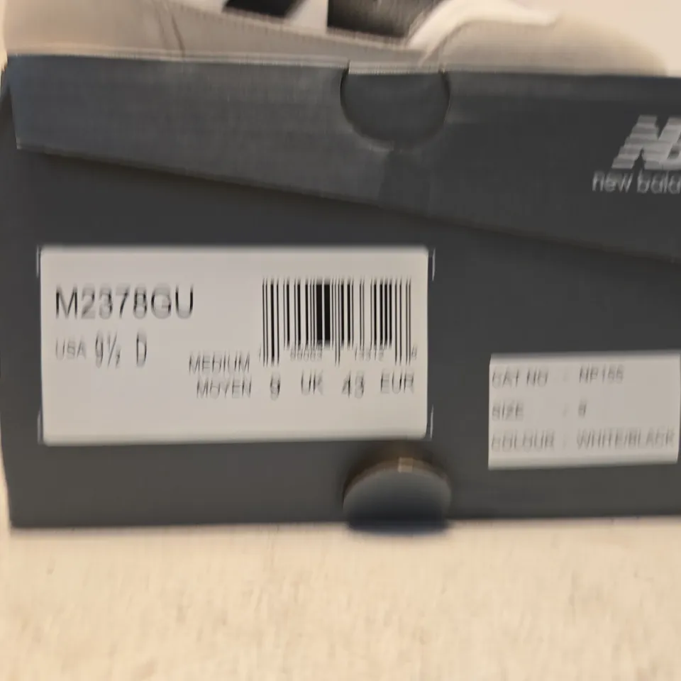 BOXED PAIR OF NEW BALANCE M2378GU MEN’S SNEAKERS – UK SIZE 9