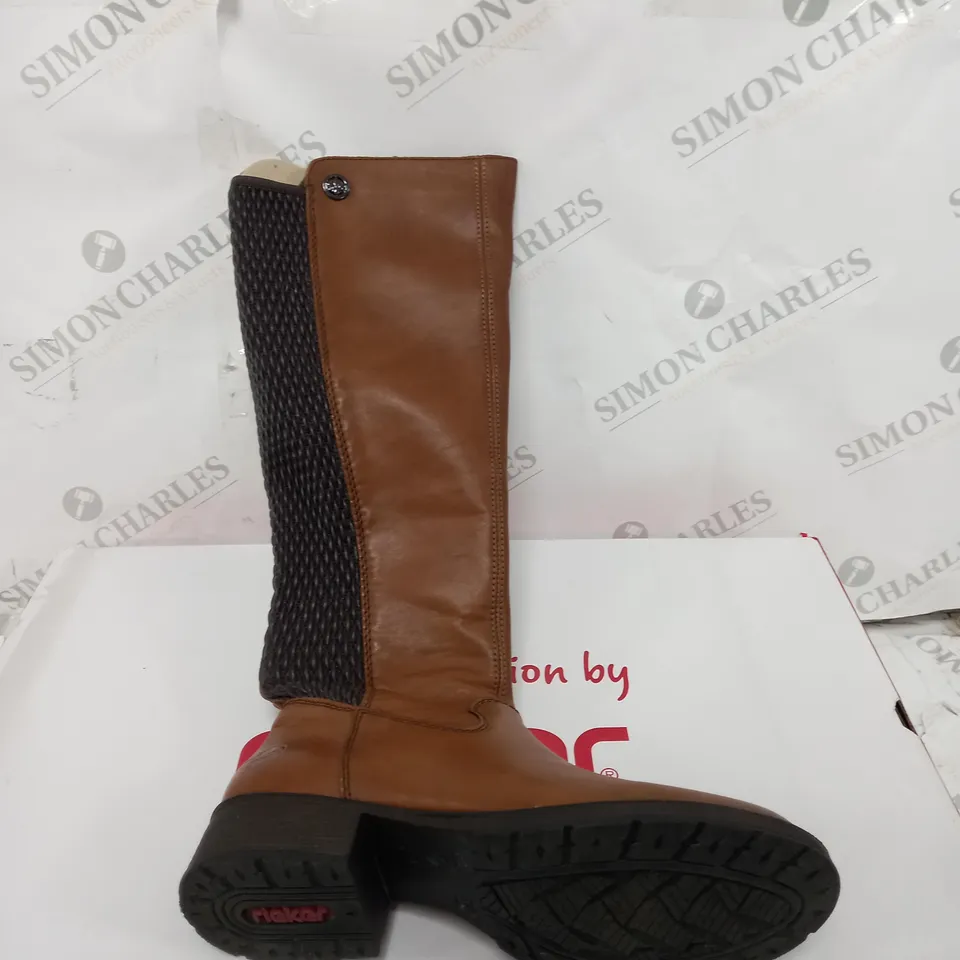 SIZE 3.5 KNEE BOOT BROWN - UNBOXED 