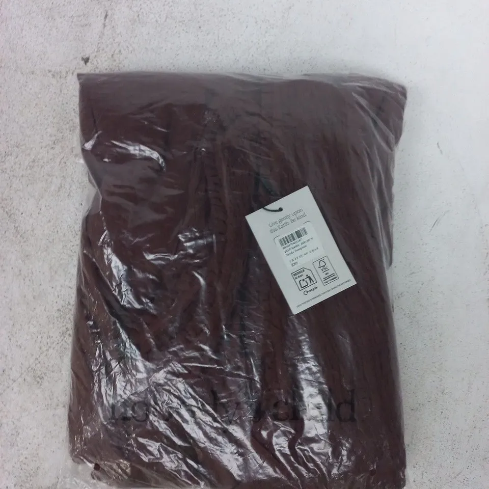 BAGGED NOBODY'S CHILD JAYDA JUMPSUIT IN BROWN SIZE UK 12