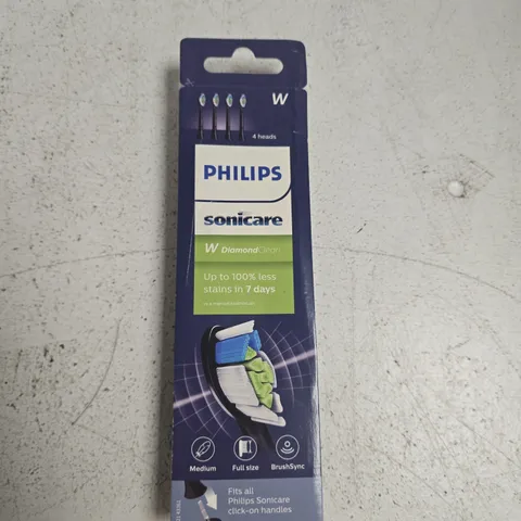 PHILIPS SONICARE DIAMONDCLEAN REPLACEMENT BRUSH HEADS – 4 PACK (MEDIUM)