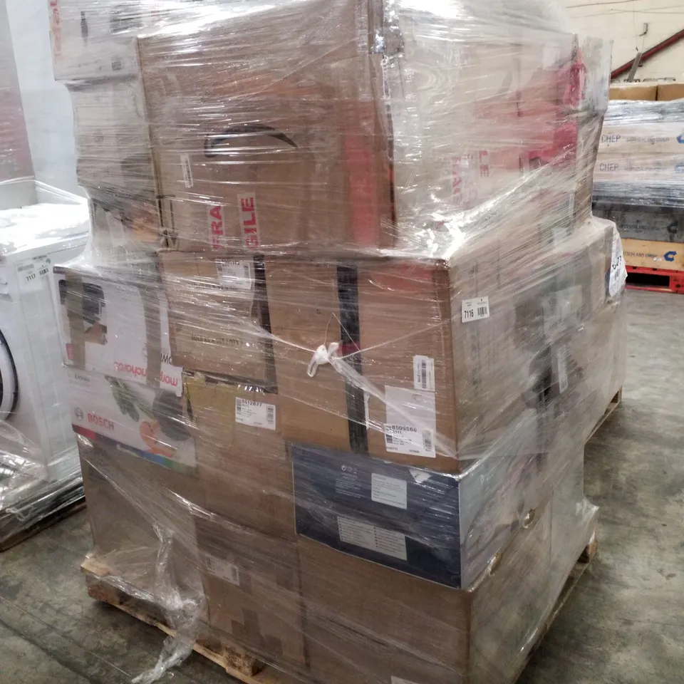 PALLET OF APPROXIMATELY 40 UNPROCESSED RAW RETURN HOUSEHOLD AND ELECTRICAL GOODS TO INCLUDE;