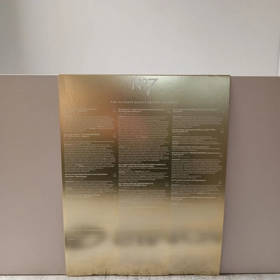NO7 THE ULTIMATE BEAUTY ADVENT CALENDAR