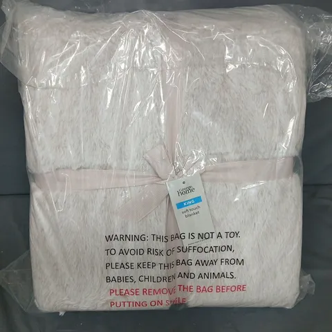 GEORGE HOME SOFT TOUCH BLANKET KING SIZE