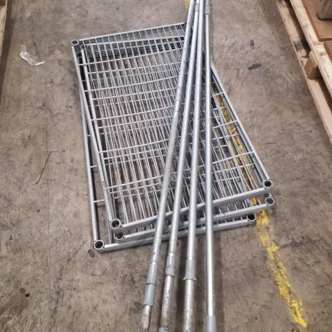 3-TIER METAL SHELF