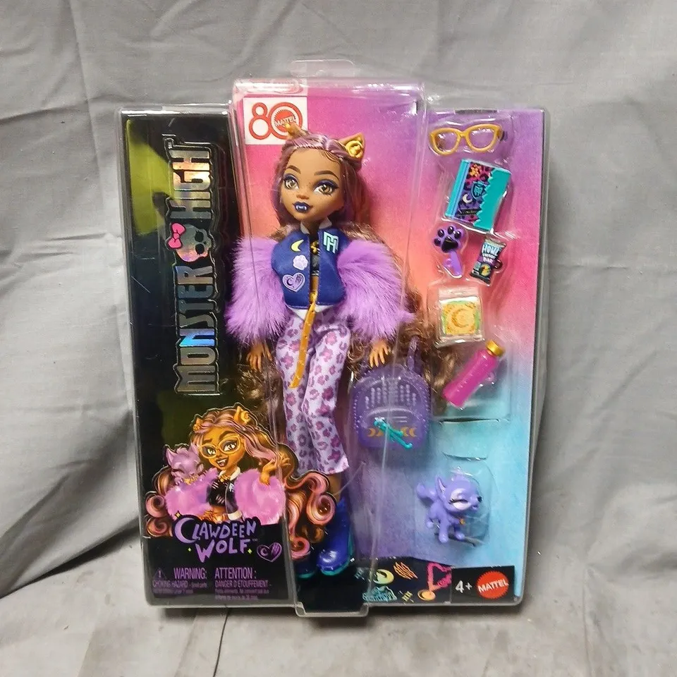Monster High Clawdeen Wolf Doll – Boxed with Accessories (Mattel)