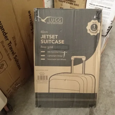 BOXED LUGG - JETSET SUITCASE ROSE GOLD