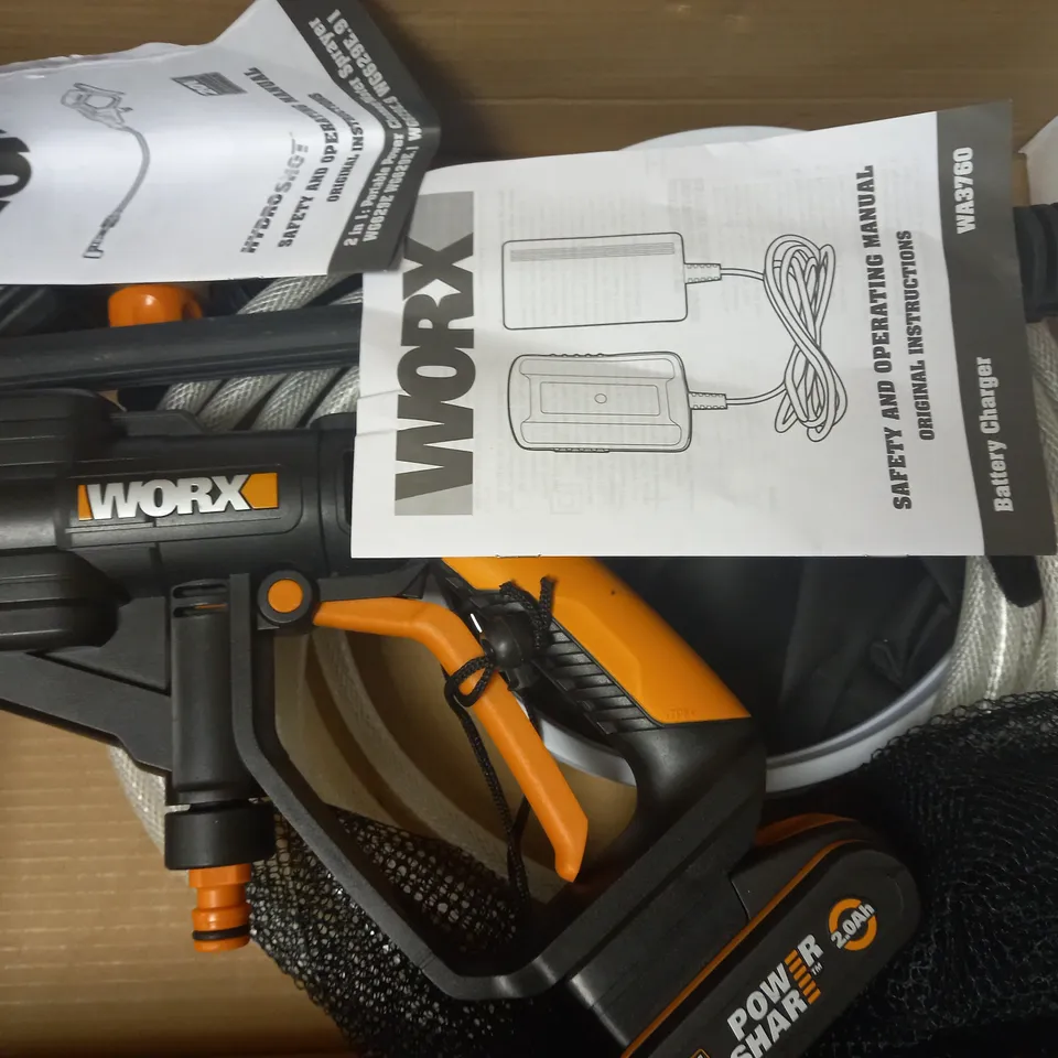 WORX HYDRO SHOT PRESSURE CLEANER